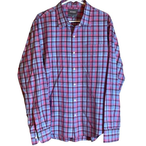 Bonobos Men’s Long Sleeve Washed Buttondown Slim Fit Shirt Shirt Size XL 📦 - Picture 1 of 7